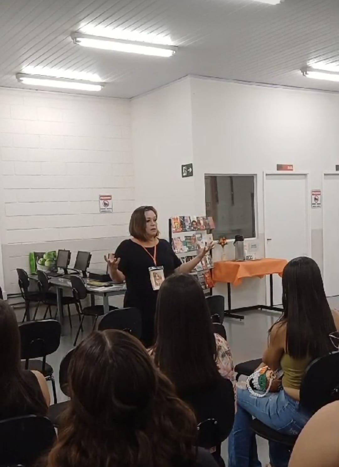 Palestra de Teresa Cristina Simões na Faculdade Anhanguera